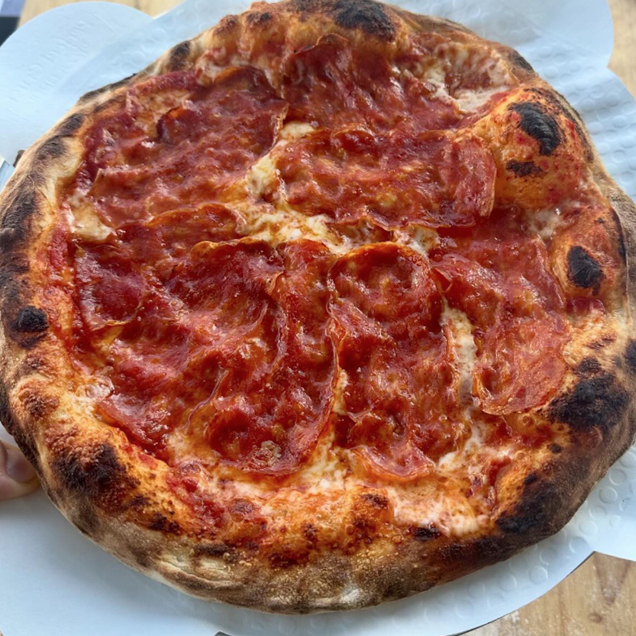small meat pizza